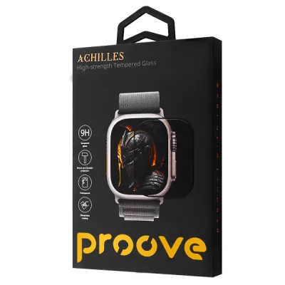 Захисне скло Proove Achilles Apple Watch Ultra/ Watch Ultra 2 49 mm (PGPWU249MM01) Black