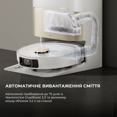 Робот-пилосос Dreame X40 Ultra Complete (RLX63CE-2-Wh) White