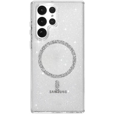 Чохол TPU Eclipse Sparkle (MagFit) для Samsung Galaxy S25 Ultra Transparent