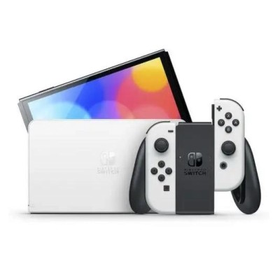 Консоль Nintendo Switch OLED with White Joy-Con