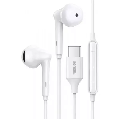 Навушники UGREEN EP101 Wired Earphones with Type-C Connector (60700) White