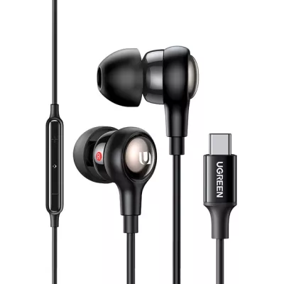 Навушники UGREEN EP103 In-Ear Earphones with Type-C Connector (30638) Black
