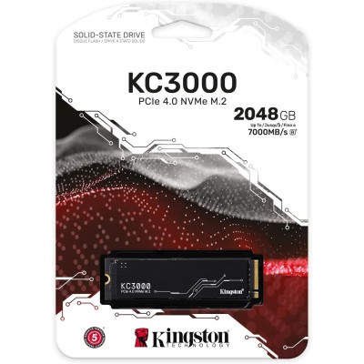 Твердотільний запам’ятовувальний пристрій накопичувач (SSD) G4 M.2 NVME 2TB SKC3000D/2048G KINGSTON