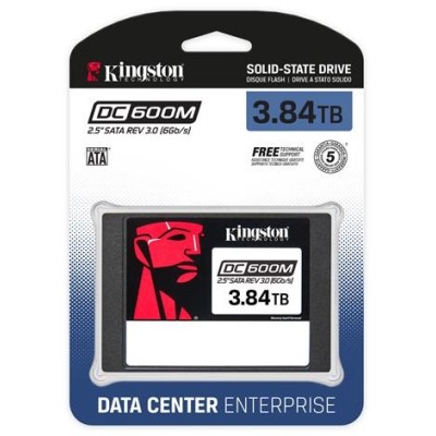 Твердотільний запам’ятовувальний пристрій накопичувач (SSD) SATA2.5" 3.84GB 6GB/S SEDC600M/3840G KINGSTON
