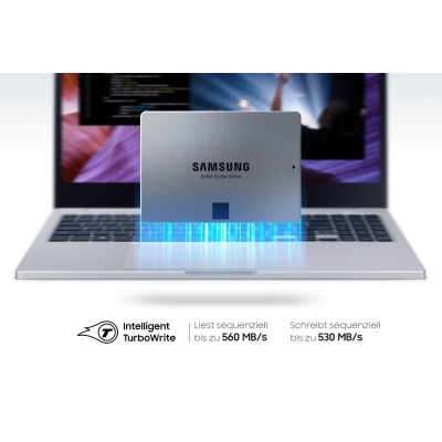 Твердотільний запам’ятовувальний пристрій накопичувач (SSD) SATA2.5" 8TB 6GB/S 870 QVO MZ-77Q8T0BW SAMSUNG