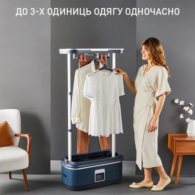 Автоматична парова шафа Tefal Care For You First, 1500Вт, 1200мл, паровий удар -35гр, синій (YT2020E0)