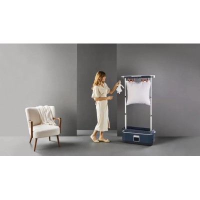 Автоматична парова шафа Tefal Care For You First, 1500Вт, 1200мл, паровий удар -35гр, синій (YT2020E0)