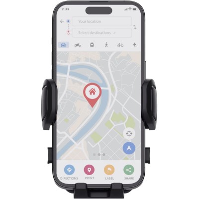 Автомобільний тримач смартфона Trust Runo airvent 4-7", чорний