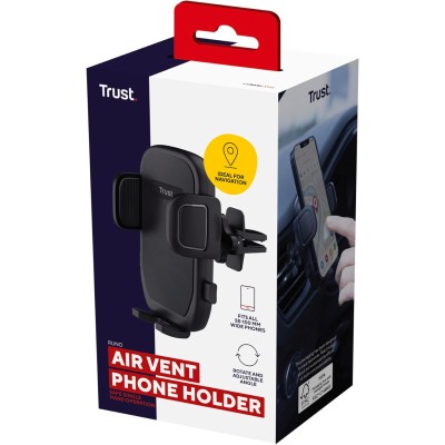 Автомобільний тримач смартфона Trust Runo airvent 4-7", чорний