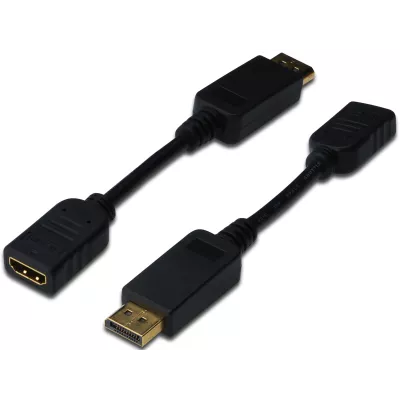 Адаптер DIGITUS DisplayPort > HDMI (M/F), Full HD (AK-340400-001-S)