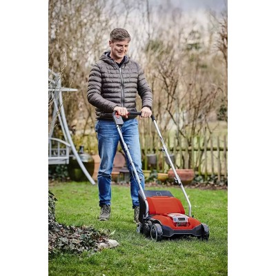 Аератор-скарифікатор акумуляторний Einhell GC-SC 18/28 Li-Solo 18В 28см ножи 12шт 6.65кг (без АКБ та ЗП)
