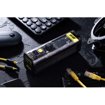 Акумулятор портативний літій-іонний Power Bank 2E Сrystal 24000мА·год, 100Вт (2E-PB7200PD)