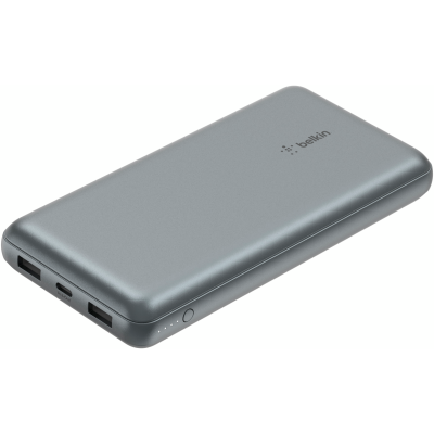 Акумулятор портативний літій-іонний Power Bank Belkin 20000мА·год, 15Вт, 2хUSB-A/USB-C, cірий (BPB012BTGY)