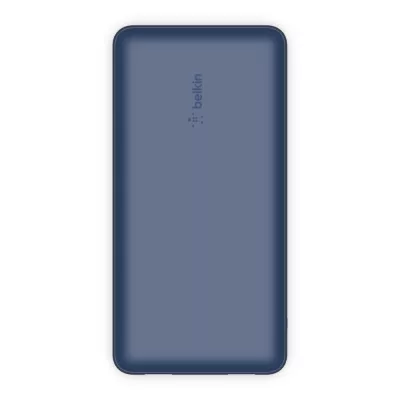 Акумулятор портативний літій-іонний Power Bank Belkin 20000мА·год, 15Вт, 2хUSB-A/USB-C, блакитний (BPB012BTBL)