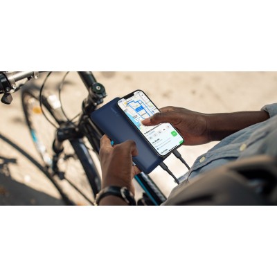 Акумулятор портативний літій-іонний Power Bank Belkin 20000мА·год, 15Вт, 2хUSB-A/USB-C, блакитний (BPB012BTBL)