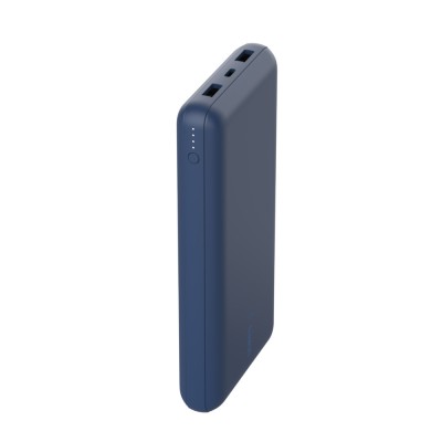 Акумулятор портативний літій-іонний Power Bank Belkin 20000мА·год, 15Вт, 2хUSB-A/USB-C, блакитний (BPB012BTBL)