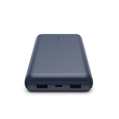 Акумулятор портативний літій-іонний Power Bank Belkin 20000мА·год, 15Вт, 2хUSB-A/USB-C, блакитний (BPB012BTBL)
