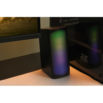 Акустична система 2E PCS231 RGB Matrix, 2.0, USB, Black (2E-PCS231BK)