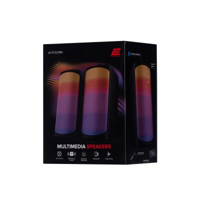 Акустична система 2E PCS231 RGB Matrix, 2.0, USB, Black (2E-PCS231BK)