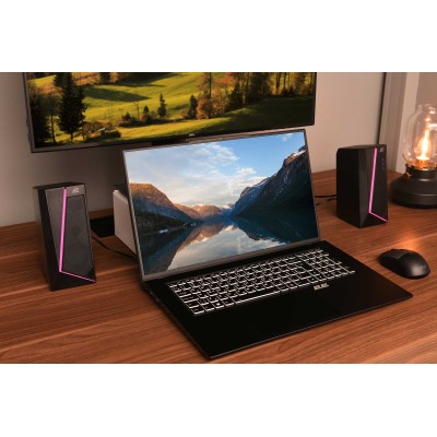 Акустична система 2E PCS233 RGB, 2.0, USB, Black (2E-PCS233BK)