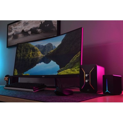 Акустична система 2E PCS301 RGB, 2.1, USB, Black (2E-PCS301BK)
