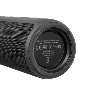 Акустична система 2E SoundXTube TWS, MP3, Wireless, Waterproof Black (2E-BSSXTWBK)