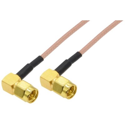 Антенний кабель 4Hawks RP-SMA to RP-SMA cable, R/A, black, H155, 5м, 1 шт (C1-B-5)
