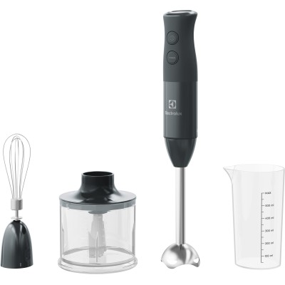Блендер Electrolux заглибний 600Вт, 3в1, чаша-600мл, чопер, чорний (E4HB1-6GG)