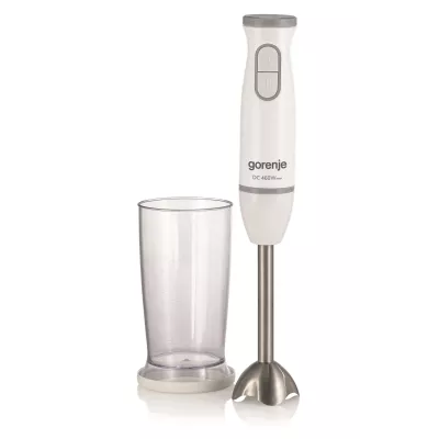 Блендер Gorenje заглибний 560Вт, 2в1, чаша-500мл, білий (HBC561QW)