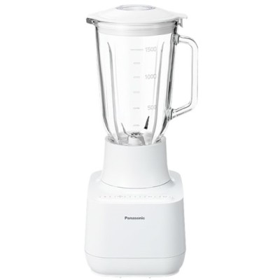 Блендер Panasonic стаціонарний 300Вт, чаша-1500мл, скло, білий (MX-MG5451WTQ)