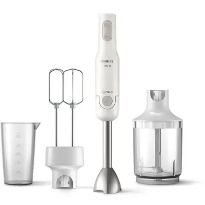 Блендер Philips заглибний Daily Collection 700Вт, 3в1, білий (HR2546/00)