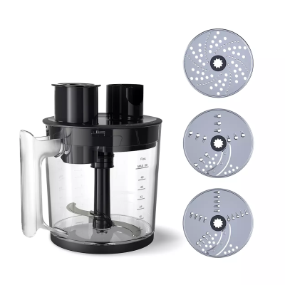 Блендер Philips заглибний Series 5000, 1200Вт, 5в1, чопер, терки, чорний (HR2685/00)