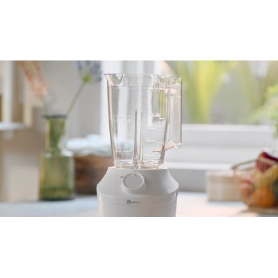 Блендер Philips стаціонарний 3000 series 450Вт, чаша-1900мл, чопер, імпульсний режим, білий (HR2041/17)
