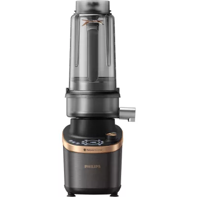 Блендер Philips стаціонарний Flip&Juice, 1500Вт, чаша-2000мл, мідно-чорний (HR3770/00)