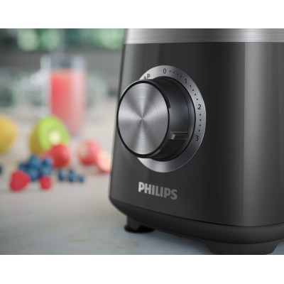 Блендер PHILIPS стаціонарний Series 5000, 1000Вт, чаша-2000мл, сірий (HR3020/20)
