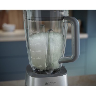Блендер PHILIPS стаціонарний Series 5000, 1000Вт, чаша-2000мл, сірий (HR3020/20)
