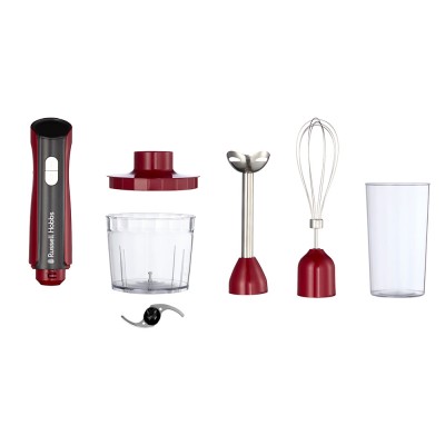Блендер Russell Hobbs заглибний Desire Red, 500Вт, чаша-500мл, вінчик, міні-подріб., червоний (27140-56) Блендер Russell Hobbs заглибний Desire Red, 500Вт, чаша-500мл, вінчик, міні-подріб., червоний (27140-56)