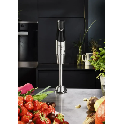 Блендер Tefal заглибний Infiny Force Pro, 1200Вт, 9в1, чаша-800мл, чопер-500мл, спіралайзер, турборежим, чорний (HB95LD38)