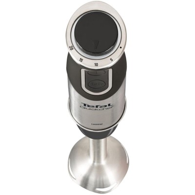 Блендер Tefal заглибний Quickchef 1000Вт, 2в1, чаша-500мл, чопер-500, нержав-чорний (HB659838)