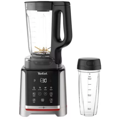 Блендер Tefal стаціонарний InfinyMix + 1600Вт, чаша-1750мл, стакан 600мл, сріблясто-чорний (BL91HD31)