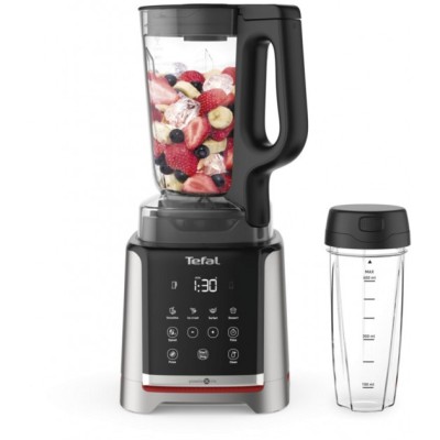 Блендер Tefal стаціонарний InfinyMix + 1600Вт, чаша-1750мл, стакан 600мл, сріблясто-чорний (BL91HD31)