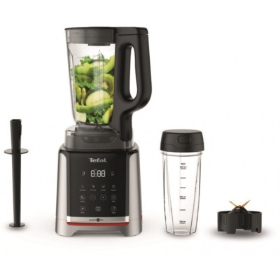 Блендер Tefal стаціонарний InfinyMix + 1600Вт, чаша-1750мл, стакан 600мл, сріблясто-чорний (BL91HD31)