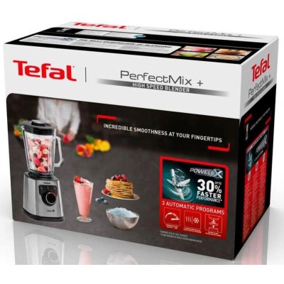 Блендер Tefal стаціонарний Perfect mix+ 1200Вт, чаша-1750мл, скло, сталь-чорний (BL871D31)
