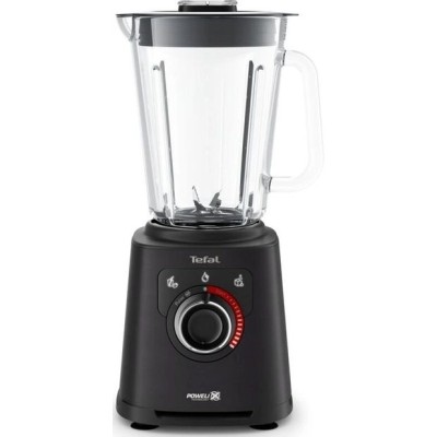 Блендер Tefal стаціонарний Perfectmix+ 1200Вт, чаша-2000мл, ємність для смузі, скло, чорний (BL87G831)