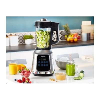 Блендер Tefal стаціонарний Ultrablend Vacuum Boost 1300Вт, чаша-2500мл, вакуумний, доп чаша 1400, сріблясто-чорний (BL985A31)
