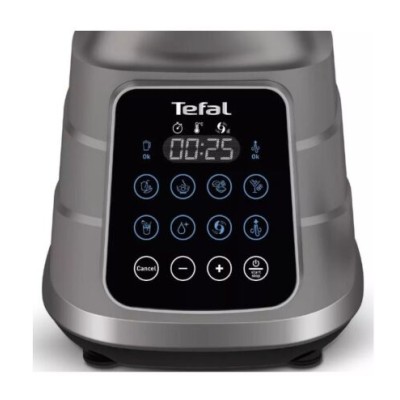 Блендер Tefal стаціонарний Ultrablend Vacuum Boost 1300Вт, чаша-2500мл, вакуумний, доп чаша 1400, сріблясто-чорний (BL985A31)
