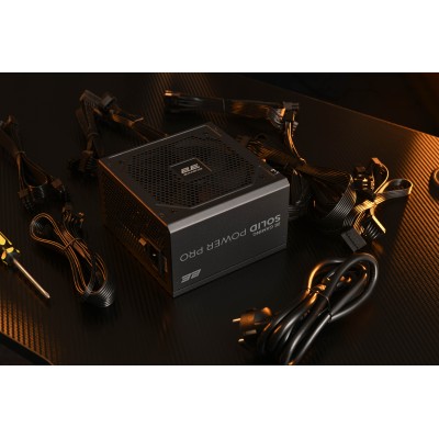 Блок живлення 2E GAMING Solid Power Pro ATX3.1 GEN5.0 (750W), >85%, 80+ Bronze, 120мм, 1xMB 24pin(20+4), 2xCPU 8pin(4+4), 3xMole