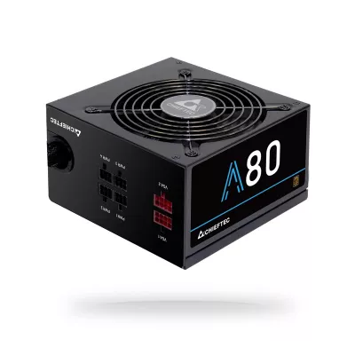 Блок живлення CHIEFTEC A-80 (750W), >85%, 120мм, 1xMB 24pin(20+4), 1xCPU 8pin(4+4), 4xMolex, 6xSATA, 2xPCIe 8pin(6+2), Modular (