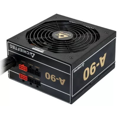 Блок живлення CHIEFTEC A-90 (750W), >90%, 140мм, 1xMB 24pin(20+4), 1xCPU 8pin(4+4), 3xMolex, 8xSATA, 4xPCIe 8pin(6+2), Modular (