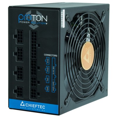 Блок живлення CHIEFTEC Proton (1000W), >85%, 80+ Bronze, 140мм, 1xMB 24pin(20+4), 1xCPU 8pin(4+4), 1xCPU 8pin, 3xMolex, 9xSATA, 
